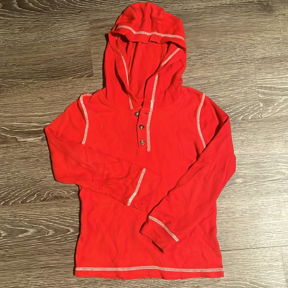 Boys Hooded Long Sleeved Shirt